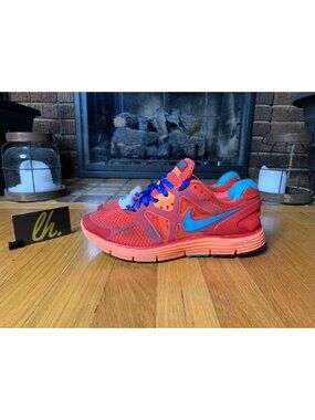 Size 8 W Nike Lunarglide 3 Running Shoes W Light Up Laces 454315-836